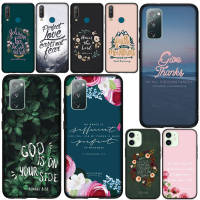 อ่อนนุ่ม Coque L180 MA14 Bible verse Flower  Philippians Jesus Christ Christian เคสโทรศัพท์ ซิลิโคน หรับ Realme C2 C3 C11 2021 C12 C15 C21 C25 C33 C35 C55 5 5i 5S 6i 6 Pro 6Pro C30 C25S C21Y C25Y Real me 5Pro C30S RealmeC25 Y ปก Phone Casing