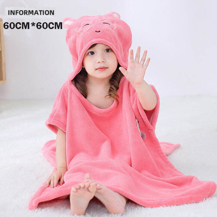 2020-autumn-baby-boys-children-beach-towel-girls-hoodie-christmas-poncho-kids-bath-towel-cartoon-animal-swimming-bathrobe-cotton