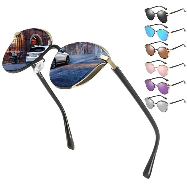 unlawful-โพลาไรซ์-แว่นกันแดดโอเวอร์ไซส์-การป้องกัน-uv400-กรอบใหญ่ๆ-แว่นตาสำหรับแว่นตา-ทันสมัยและทันสมัย-ขี่จักรยาน-ขับรถ-แว่นตากันแดด-cateye-สำหรับผู้หญิงและผู้ชาย