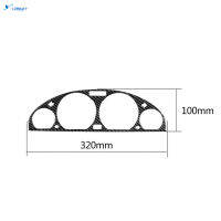 Ly【พร้อมส่ง】สติกเกอร์ตกแต่งแดชบอร์ดชิ้นส่วนตกแต่งส่วนครอบแผงอุปกรณ์ตกแต่งภายในลายคาร์บอนไฟเบอร์เข้ากันได้กับ E46 3ชุด1998-2005【cod】