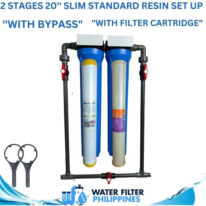 Water Filter 2 Stages Standard Resin Water Filter Package inclusive of ...