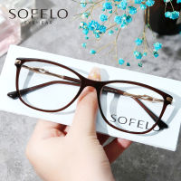 Fashion Cat Eye Myopia Glasses Frame Women Optical Prescription Eye Glasses Frame Ladies Stainless Steel Spectacles Frame Brand