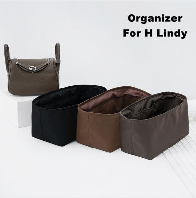 Felt Insert Organizer Bag สำหรับ Lindy16 26 30 Tote Mini Makeup Women Tote Bag กระเป๋าใส่เครื่องสำอางแบบพกพา
