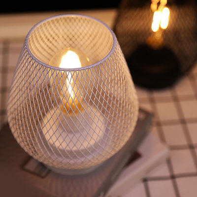 โคมไฟเหล็กประดิษฐ์สไตล์นอร์ดิก,ไฟ LED บรรยากาศย้อนยุค Easybuy88ไฟกลางคืนสำหรับโรงอาหารในห้องนอน