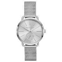 นาฬิกาข้อมือผู้หญิง MK3843 MICHAEL KORS Portia Silver Tone Dial Ladies Watch