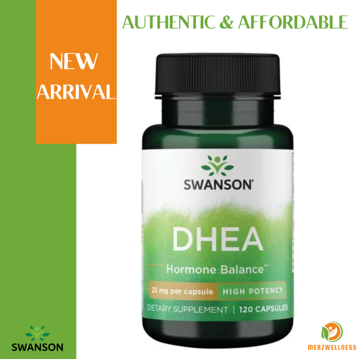 Expiry 02/2025 Swanson Premium DHEA High Potency 25 mg, 120 caps
