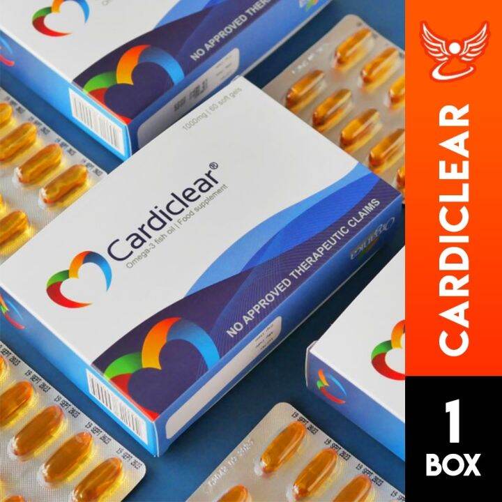 Cardiclear Omega 3 Fish Oil with Lemon Oil Extract 1000mg Lazada PH