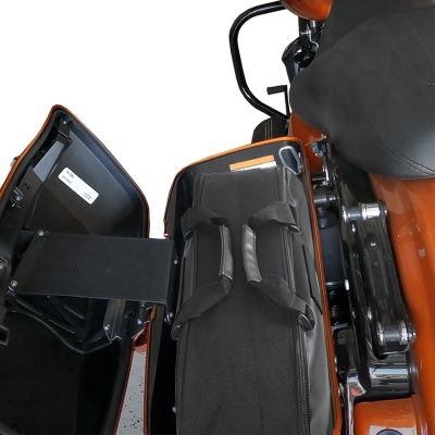 Motorcycle Saddle Bag Luggage Rack Saddlebag for Harley Touring Road King Electra Street Glide Ultra Tour 1993-2018