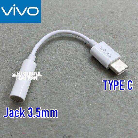 Vivo Sambungan Headset Type C To Jack 3.5mm Original For Vivo V21 , V21