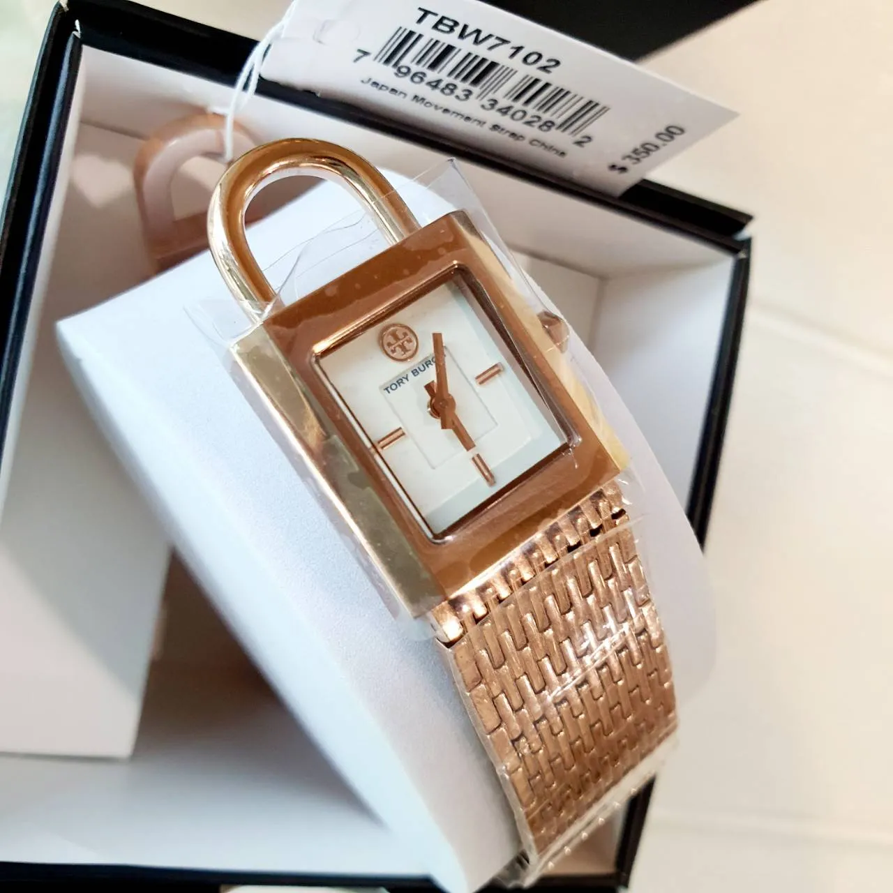 MeBrandOutlet Tory Burch Surrey Watch ,Rose Gold Tone Stainless Steel  #TBW7102 นาฬิกาข้อมือผู้หญิง สีโรสโกลด์ ?งานแท้100% งานหิ้วUSA? RN110801  