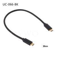 10อะแดปเตอร์ Gbps Usb C ไปยัง Usb C สายเคเบิลขั้วต่อชุบทอง Gen2 Usb3.1 30ซม. สายเคเบิลชนิดสั้นสำหรับฮาร์ดดิสก์โทรศัพท์มือถือกล้องตัก