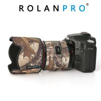 เคสป้องกันเสื้อกันหนาวลายทหารเลนส์ ROLANPRO F2.8L ฝน EF 24-70มม. เคสโทรศัพท์กันกระแทกเลนส์ USM แบบดั้งเดิม