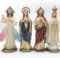 Vigin mary statues fatima sculpture maria figurine jesus