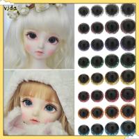 VJDA 20pcs/10pairs 8สี ตางานฝีมือตา พลาสติกทำจากพลาสติก 10มม. ค่ะ ตาคริสตัลหุ่น ที่มีคุณภาพสูง พร้อมเครื่องซักผ้า ชิ้นส่วนของเล่นยัดไส้ อุปกรณ์ตุ๊กตา DIY