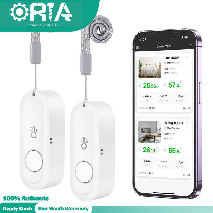 ORIA Digital Thermometer Hygrometer Temperature Humidity Meter Gauge