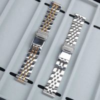 18 20 22 24mm High Quality Stainless Steel Watchband For Breitling Watch Strap Men Bracelet Push-Button Hidden Clasp Logo On