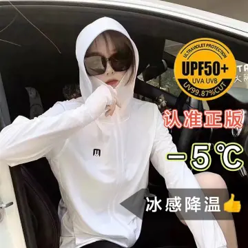 UPF50+ Ice Silk Sunscreen Clothing Woman Summer UV Protection