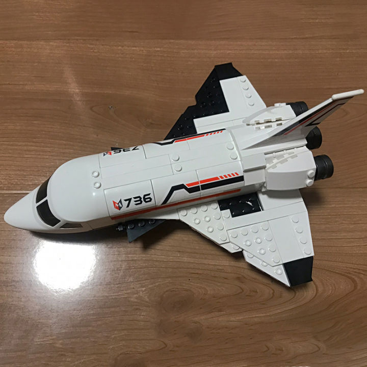 sluban-b0736-space-adventure-shuttle-plane-astronaut-salite-rocket-model-mini-blocks-bricks-building-toy-for-children-no