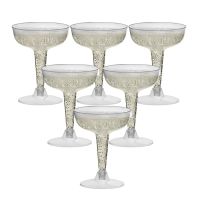 6Pcs 6Pcs Toasting Parties Wedding For Cup Glasses Clear Plastic Flutes Champagne