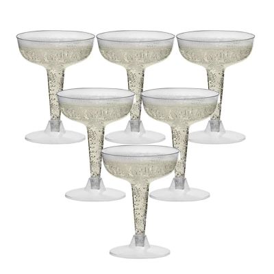 6Pcs 6Pcs Toasting Party Clear For Glasses Parties Cup Champagne Flutes Plastic