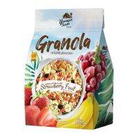 [Best Promotion] YOUNGER FARM Granola Strawberry Fruit Flavor 225 g. ? ยังเกอร์ ฟาร์ม กราโนล่า รสสตรอเบอร์รี่และผลไม้ 225 ก.