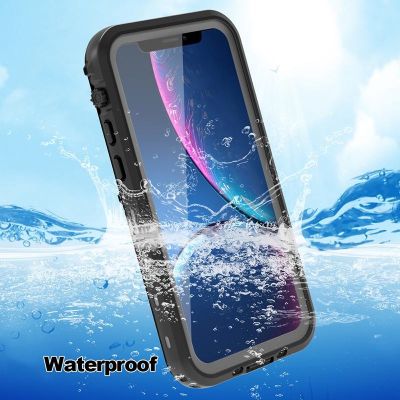 「Enjoy electronic」 IP68 Real Waterproof Phone Case For iPhone 13 12 Pro Max Clear Full Protection Water Proof Cover For iPhone 11 Pro Max X Xs XR