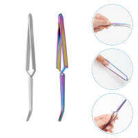 ETEREAUTY 2PCS เครื่องมือบีบเล็บทำเล็บ tweezers เล็บเล็บทำเล็บเล็บคลิปบีบ