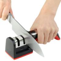 ที่ลับมีด 3 ช่อง เครื่องลับมีด Multifunctional hand-held diamond three stage sharpening tool ความละเอียดพร้อมด้ามจับถนัดมือ