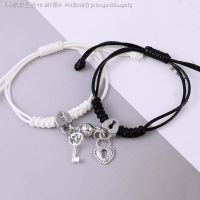 【CW】♚┅✶  1 Couple for Magnetic Attraction Lock Wrist Chain Best Friend Jewelry