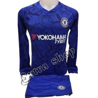 ชุดบอล-ชุดบอลเชลซี Chelsea สีน้ำเงิน แขนยาว ชุดฟุตบอล เสื้อบอล