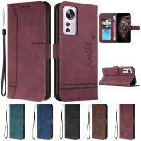 {OLI STUDIO}เคสโทรศัพท์หนัง For12Case12FundasWallet บน ForMi 1212Pro Mi12 12X ฝาครอบ Etui