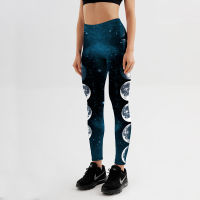 AvalancwportQickitout Summer Style Women Leggings Gradient Moon Printed Leggings Fantasy Galasy Design Leggings Wor Girl Leggings S-4XL