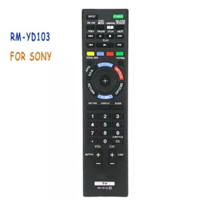 รีโมททีวี-sony-rm-yd103-รีโมทคอนโทรลสำหรับ-sony-bravia-tv-kdl-40hx750-kdl-50w790b