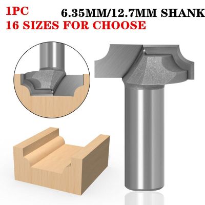 1PC 1/2－12mm Shank 1－รัศมีด้านล่างบิตแนวนอนมงกุฎเราเตอร์บิตประตูมีดตัดไม้