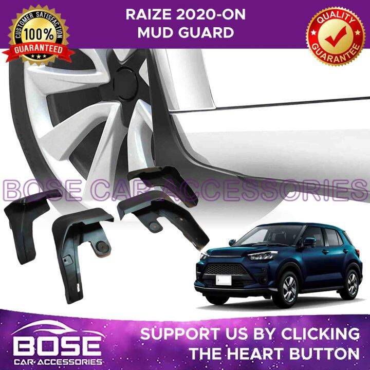 Mudguard for Toyota Raize 2020 2021 2022 2023 Onwards Model Mud Guard