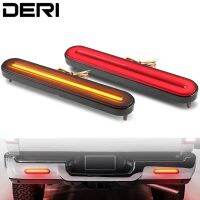 3 In 1 Tail Lights DRL LED Sequential Flowing Turn Signal Lamp 12V 24V Smoked Red Yellow For Truck Trailer RVs Boats Bus ATV UTV