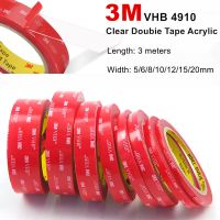 3M 4910 VHB Acrylic Double Sided Adhesive Heavy Duty Transparent Trackless Scotch Nano Foam Tape For Car  DIY Crafts  Home Deco Chrome Trim Accessorie