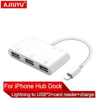 AJIUYU OTG USB Lightning Adapter Converter For Apple Iphone 11 Pro Max XS X XR 8 7 6S Plus MIDI Piano Card Reader Keyboard Aux