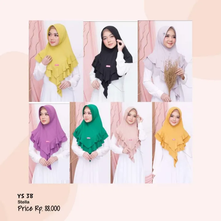 Hijab Yasmin Instan Kekinian Fashion Hijabers Cantik Ys 38 | Lazada