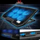 Millionhardware - H9/P9 Laptop Cooler 6 Fans Laptop Cooling Pad Adjustable Laptop Stand Dual USB LED Backlit Notebook Cooler