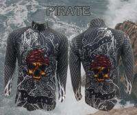 JK Thailand เสื้อตกปลา PIRATE ป้องกันรังสี UV 80% แห้งเร็ว