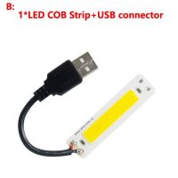 【In-demand】 pkdibm หลอดไฟ USB 2W LED COB Chip บนบอร์ดสีขาวเย็นอบอุ่น60*15มม. DC 5V หลอดไฟแถบไฟสำหรับไฟทำงาน DIY