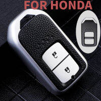 โครงเปลือกนอกเคส Kunci Remote Mobil ปุ่ม2ปุ่มสำหรับ Honda CRV CR-V พอดีกับ Civic Accord HR-V HRV ซิตี้โอดิซเซ XR-V ที่ใส่อุปกรณ์ป้องกัน Keyless