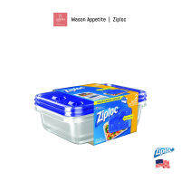 184356 Ziploc 2 Count 9 Cup Large Square Container กล่องใส่อาหาร ซิปล๊อค ทรงเหลี่ยม 2 ชิ้น
