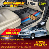 Nissan Teana J32 2009-2013 Full Set A (เต็มคันรวมถาดท้ายรถแบบA) พรมรถยนต์ Nissan Teana J32 2009 2010 2011 2012 2013 พรม7D VIP Magic Carmat