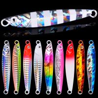 10pcs/lot Sinking Fishing Glow Jigs 60g/95mm 80g/105mm Jigbait Lure Shore Cast Metal Bait Artificial Sea Lures for Saltwater