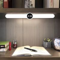 【 YUYANG Lighting 】ไฟร้อนโคมไปตั้งโต๊ะนาฬิกาตั้งโต๊ะ Led แม่เหล็ก USB,ภายนอกเตียงนอนอ่านหนังสือสำนักงานสามารถชาร์จไฟได้