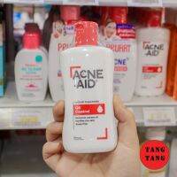 โฟมล้างหน้า Acne Aid แอคเน่ เอด สีแดง ลิควิด คลีนเซอร์ ลดสิวหน้ามัน 100 มล.