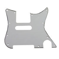 3ชั้นกีตาร์ไฟฟ้า Pickguard S Cratch แผ่น S Cratchplate เลือกยามแผ่นป้องกันรอยขีดข่วนสีขาวอุปกรณ์เสริมกีต้าร์