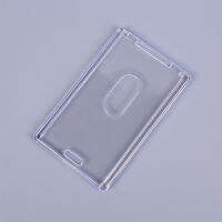 Girl Bus Protect Holder Sleeve Name Id Card Cover Acrylic Office Clear